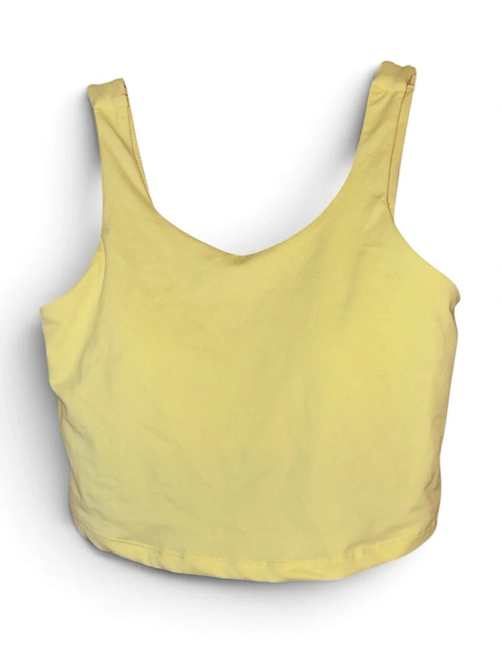 LuLaRoe Rise Butter Yellow Sports Bra | Size Small
